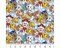Paw Patrol Buddies Blue Cotton Fabric | By the Yard | Sewing and Crafting | 44 inches wide